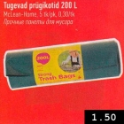 Tugevad prügikotid 200 L