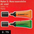 Marker St. Meto neoonroheline või -oranž