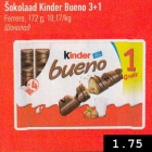 Šokolaad Kinder Bueno 3+1