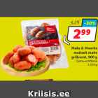 Allahindlus - Maks & Moorits
maitselt mahe
grillvorst, 900 g