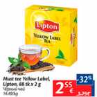 Allahindlus - Must tee Yellow Label, Lipton