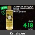 Allahindlus - JEANNE EN PROVENCE
DIVINE OLIVE DUŠŠIÕLI
250 ML