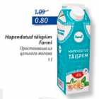 Allahindlus - Hapendatud täispiim farmi 1 l