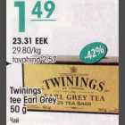 Allahindlus - Twinings tee Earl Grey