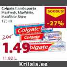 Allahindlus - Colgate hambapasta