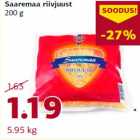 Allahindlus - Saaremaa riivjuust
200 g