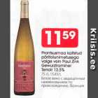 Allahindlus - Prantsusmaa kaitstud päritolunimetusega valge vein Paul Zink Gewurztraminer  Terroir