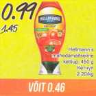 Hellmann´s mahedamaitseline ketšup, 450 g