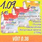 Actimel jogurtijook, 4 x 100 g