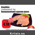 Allahindlus - Kanafilee
(maitsestatud) 1kg