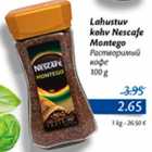 Allahindlus - Lahustuv kohv Nescafe Montego, 100 g