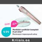 Allahindlus - Maniküüri-pediküüri komplekt
Profi 3016**
