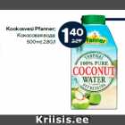 Kookosvesi Pfanner;

500 ml