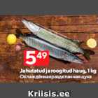 Allahindlus - Jahutatud ja roogitud haug, 1 kg
