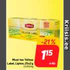 Must tee Yellow
Label, Lipton, 25x2 g