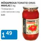 MÕISAPRAUA TOMATID OMAS MAHLAS 1 kg