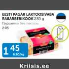 EESTI PAGAR LAKTOOSIVABA RABARBERIKOOK 230 G