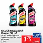 Allahindlus - WC puhastusvahend Harpic, 750 ml