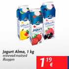 Allahindlus - Jogurt Alma, 1 kg