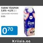 FARMI TÄISPIIM 3,8% - 4,2%, 1 L