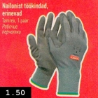 Allahindlus - Nailonist töökindad,
erinevad