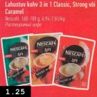 Lahustuv kohv 3 in 1 Classic, Strong või
Caramel