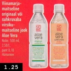 Viinamarjamaitseline

originaal või
suhkruvaba
virsikumaitseline
jook
Aloe Vera