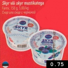 Skyr või skyr mustikatega