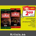 Allahindlus - Luxus keskmiselt
röstitud
jahvatatud kohv, 500 g