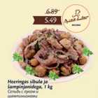 Allahindlus - Heeringas sibula ja šampinjonidega, 1 kg