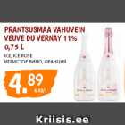 Allahindlus - PRANTSUSMAA VAHUVEIN
VEUVE DU VERNAY 11%
0,75 L