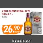 Alkohol - VISKI CHIVAS REGAL 12YO
40% 0,7 L