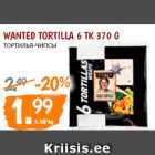 Allahindlus - WANTED TORTILLA 6 TK 370 G