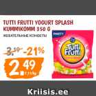 Allahindlus - TUTTI FRUTTI YOGURT SPLASH
KUMMIKOMM 350 G