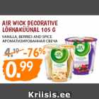 Allahindlus - AIR WICK DECORATIVE
LÕHNAKÜÜNAL 105 G