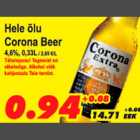 Allahindlus - Hele õlu Corona Beer