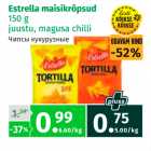 Allahindlus - Estrella maisikrõpsud 150 g