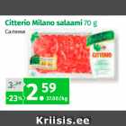 Allahindlus - Citterio Milano salami 70 g