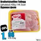 Broilerisisefilee tallegg