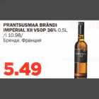 PRANTSUSMAA BRÄNDl IMPERIAL XII VSOP 36% 0,5L