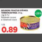 Allahindlus - SEILBERG PRAETUD RÄIMED TOMATIKASTMES 240g