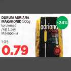 DURUM ADRIANA MAKARONlD 500g torukesed