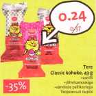 Allahindlus - Tere Classic kohuke, 43g, .vanilli .jõhvikamoosiga
.värviliste pallikestega