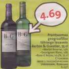 Allahindlus - Prantsusmaa geograafilise tähisega lаuаvеin Barton & Guestier,75 cl .Merlot Reserve, 13% .Sauvignon Вlаnс, l2% .Rose d