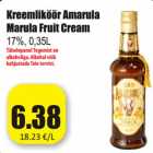 Allahindlus - Kreemliköör Amarula
Marula Fruit Cream
