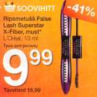 Allahindlus - Ripsmetušš false Lash Superstar X-Fiber, must