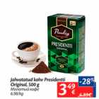 Allahindlus - Jahvatatud kohv Presidentti Original, 500 g