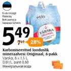 Allahindlus - Karboniseeritud looduslik
mineraalvesi Originaal, 6-pakk