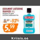 Allahindlus - COOLMINT LISTERINE SUUVESI 1 L