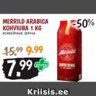 Allahindlus - MERRILD ARABICA
KOHVIUBA 1 KG